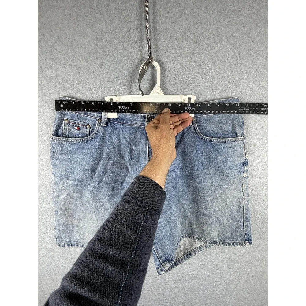 Vintage‎ Tommy Hilfiger Shorts Womens 16 Blue Denim Jean Boyfriend Casual 2000s